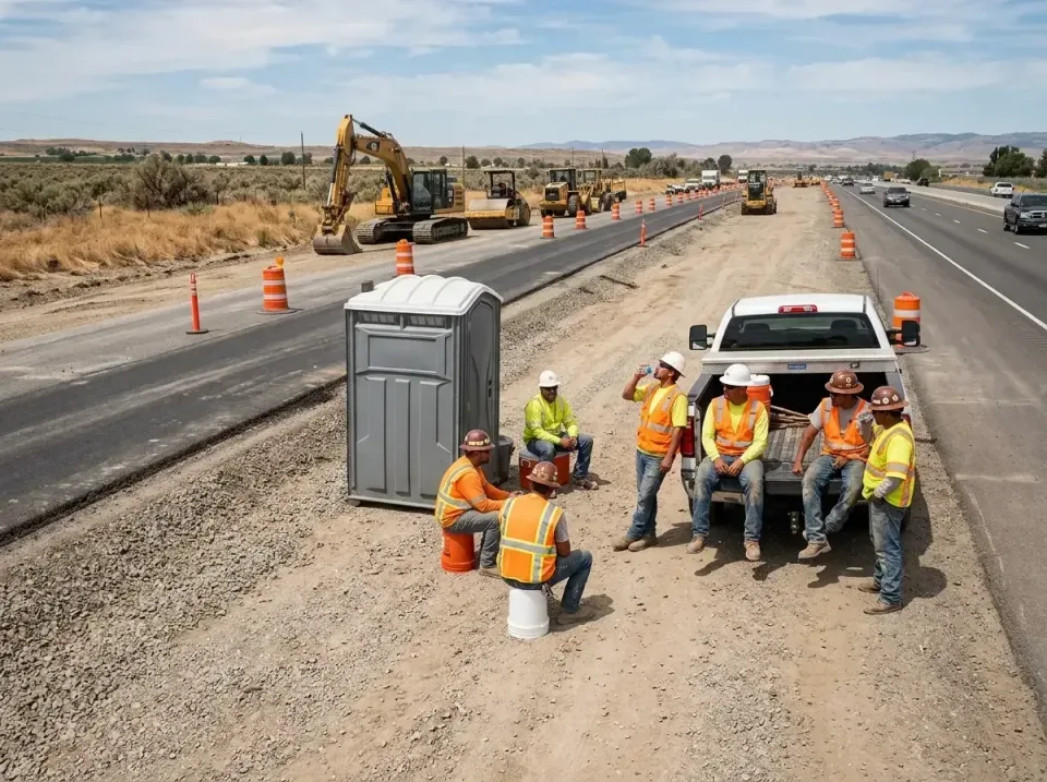 highway-road-construction-crew-007 — frequently asked questions, Porta Potty and Restroom Rentals in Winnsboro, SC